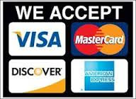 accepting visa, mastercard, etc.